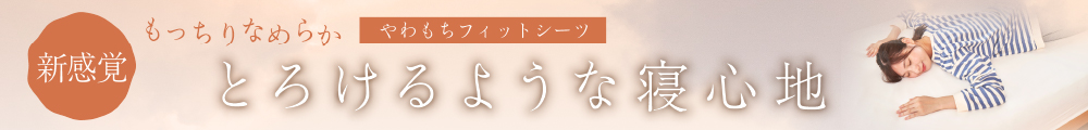 雲のやすらぎプレミアム やわもちフィットシーツの詳細はこちら